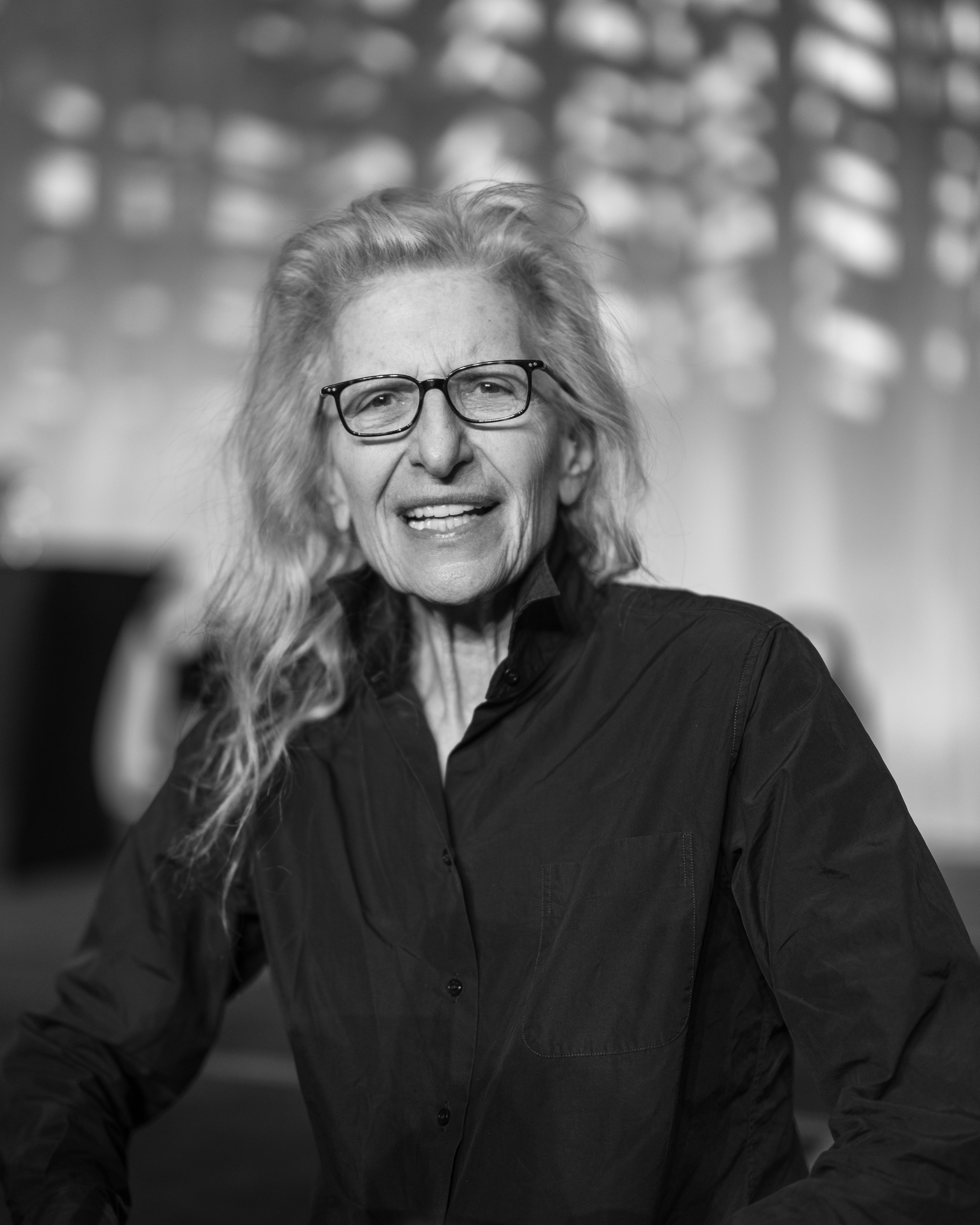 Editorial photography moment with Annie Leibovitz